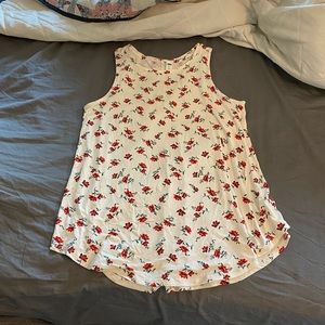 Long Floral Tank